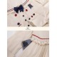 Mademoiselle Pearl Navy Bear Blouses, Skirt and One Piece(Reservation/Full Payment Without Shipping)